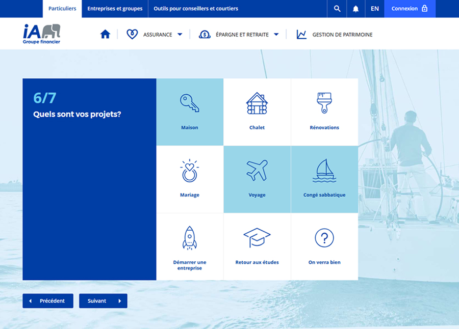 Réalisation Boussole financière iA 2